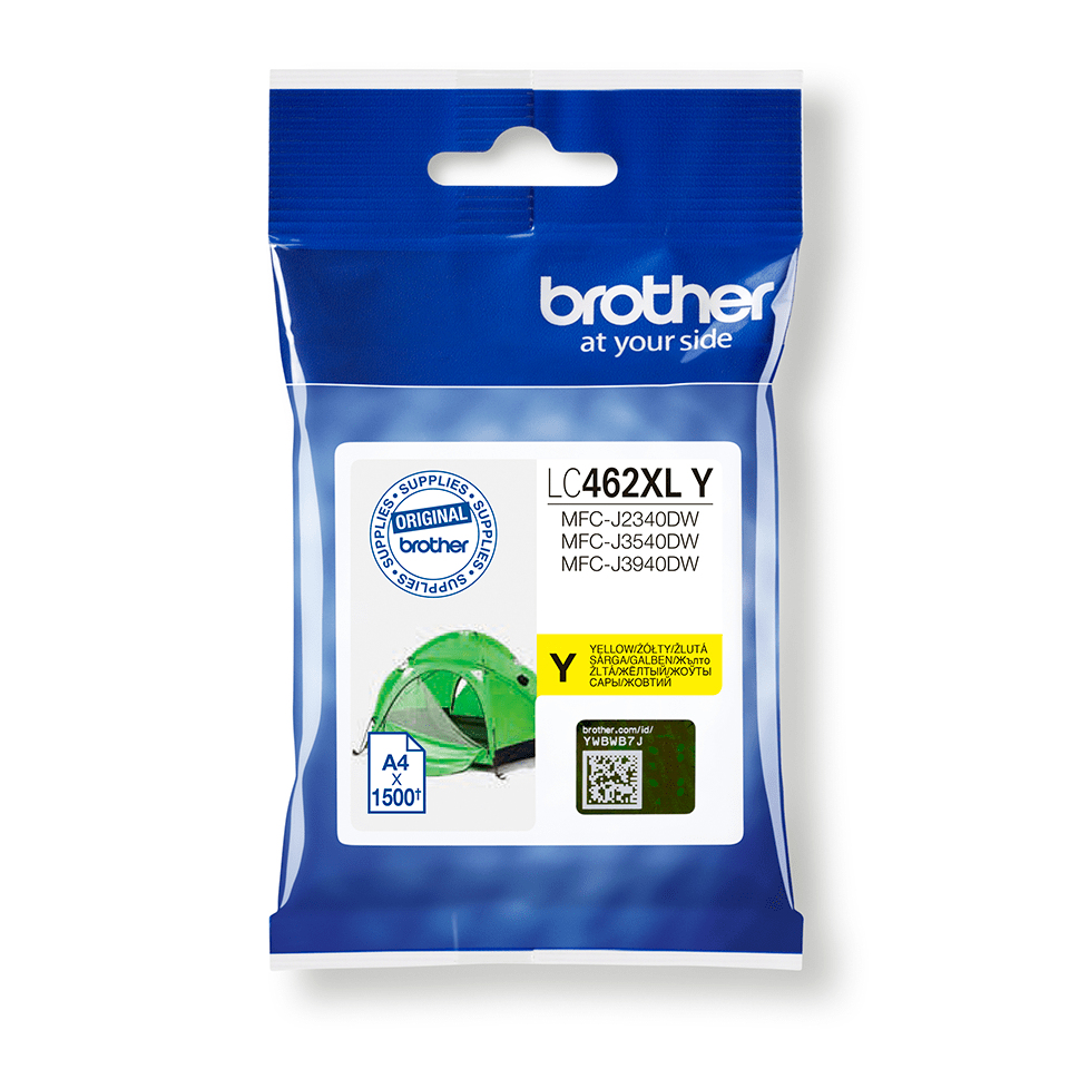 Brother Tinte LC-462XLY gelb XL für Brother MFC-J2340DW, MFC
