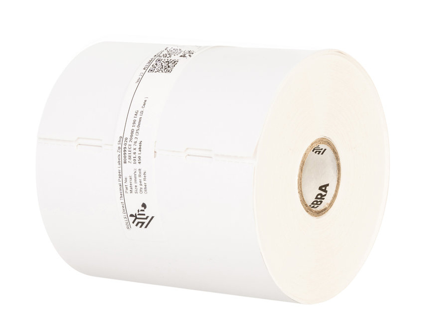 ZEBRA Etiketten 102x76mm Thermo Z-SELECT 2000D,450 Etiketten/Rolle