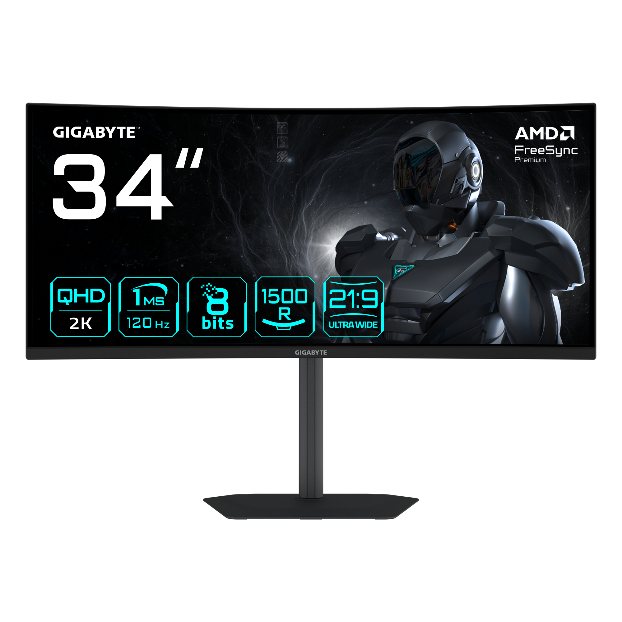 GIGABYTE GS34WQCA Curved Gaming Monitor 86,4 cm (34 Zoll)