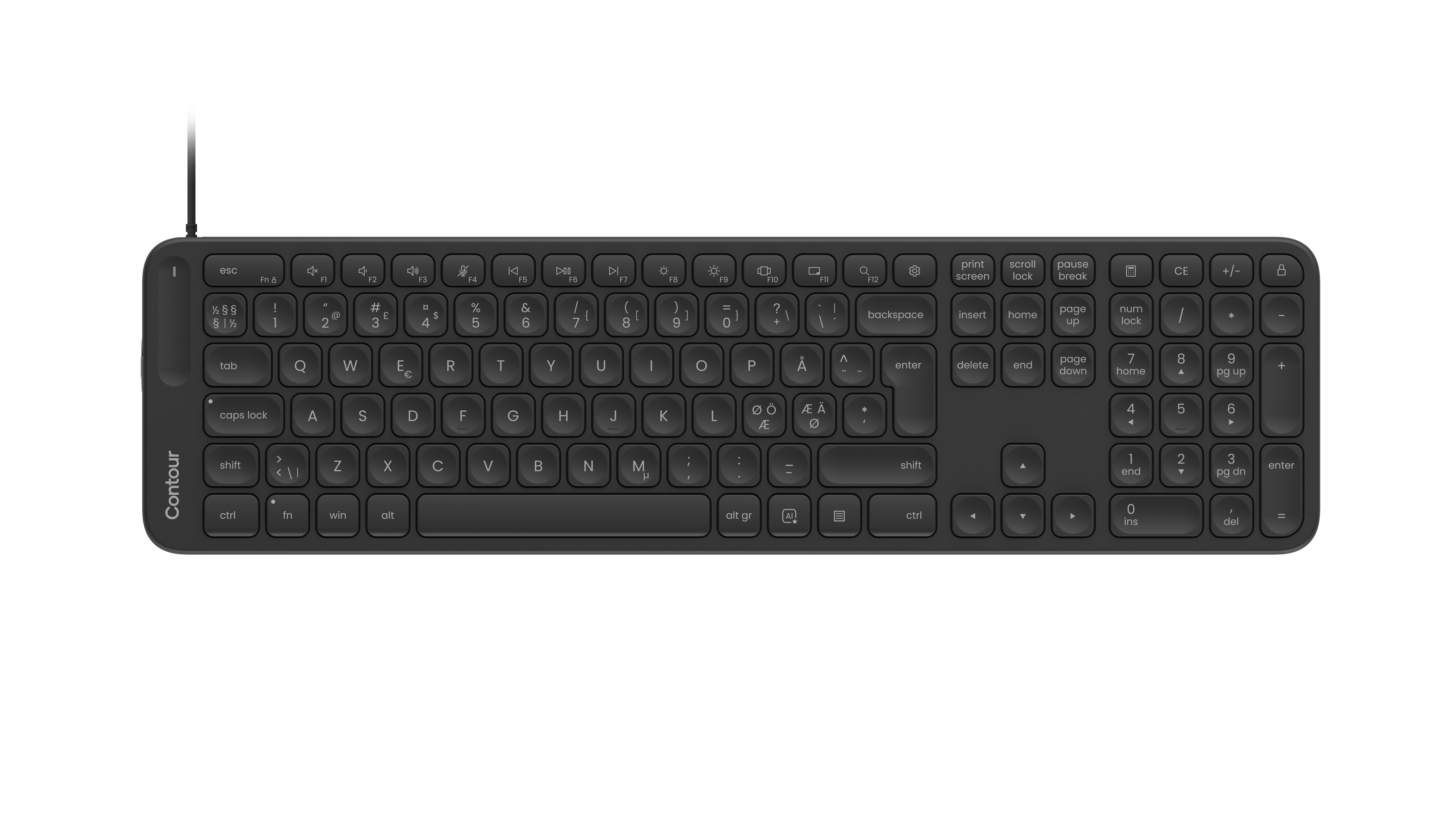 CONTOUR Balance Full-Size Keyboard Wired Pan Nordic Layout