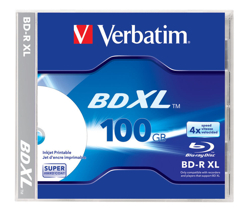 Verbatim BD-R XL 100 GB Jewel Case