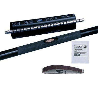 3M HDCW-55/15-500, Schrumpfschlauch, Schwarz, 50 cm, 6,8 cm, 1 Stück(e), 1,5 cm
