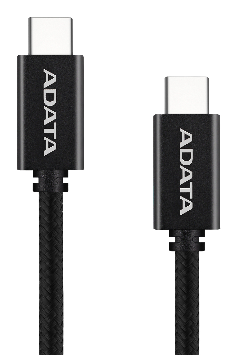 STICK ADATA USB 2.0 Kabel, USB-C Stecker > USB-C Stecker (schwarz, 2 Meter, PD 3.0, QC 3.0, Laden mit bis zu 100 Watt)