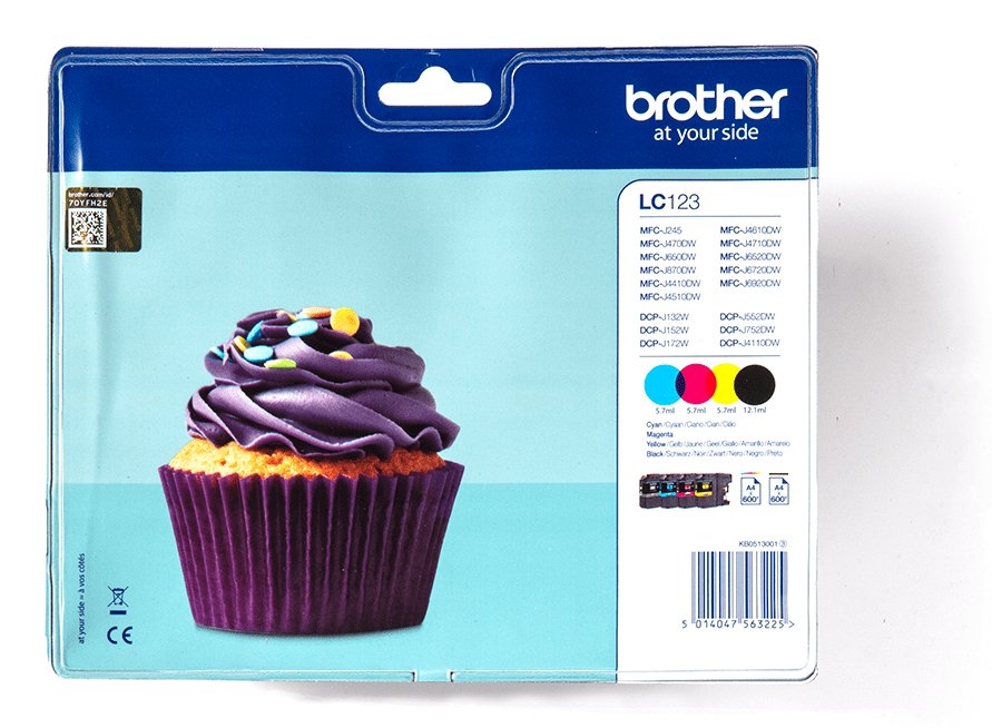 FP Brother LC123 Value Pack, BK, C, M, Y