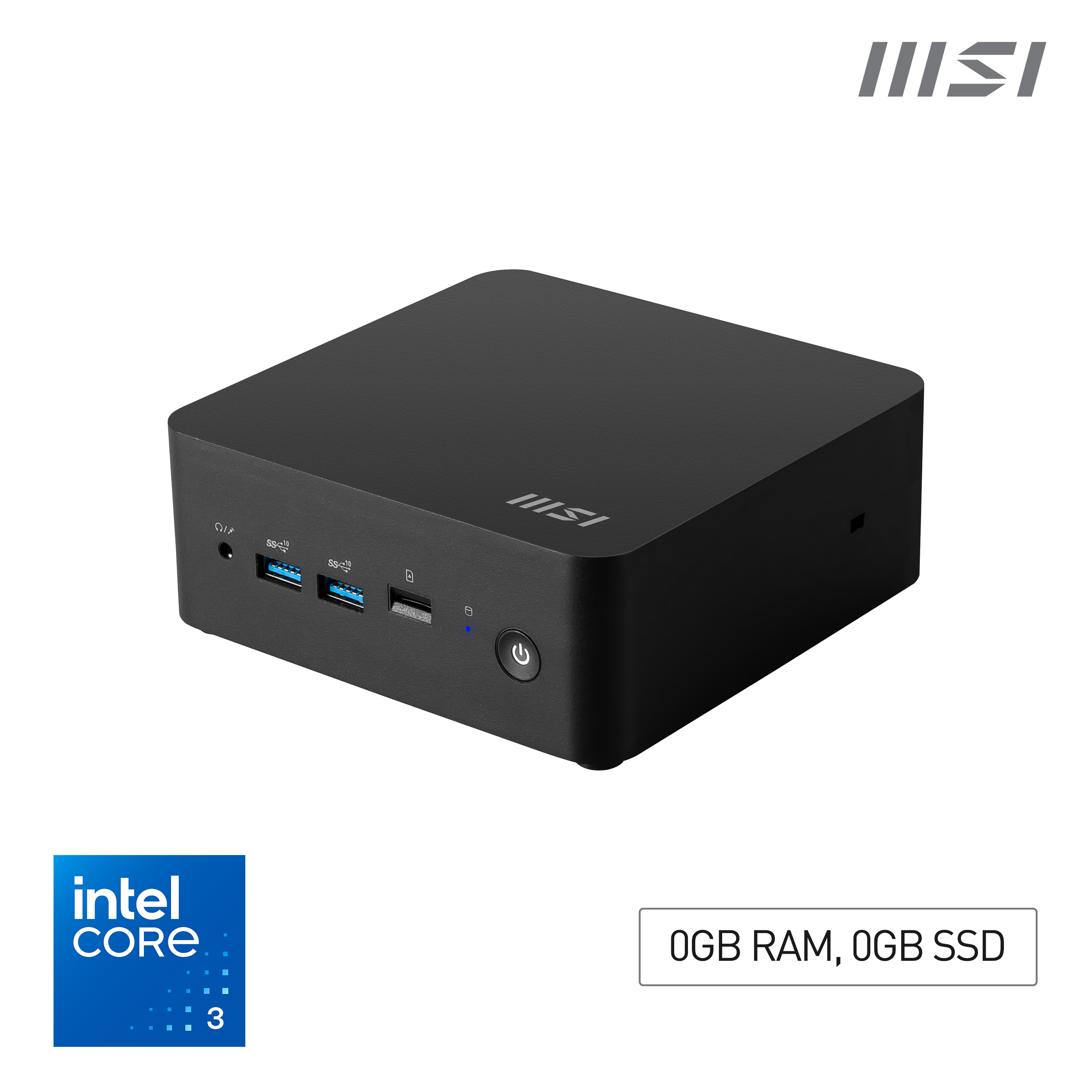 MSI Cubi NUC 1MG-014BEU Mini PC Black 100U Intel SoC