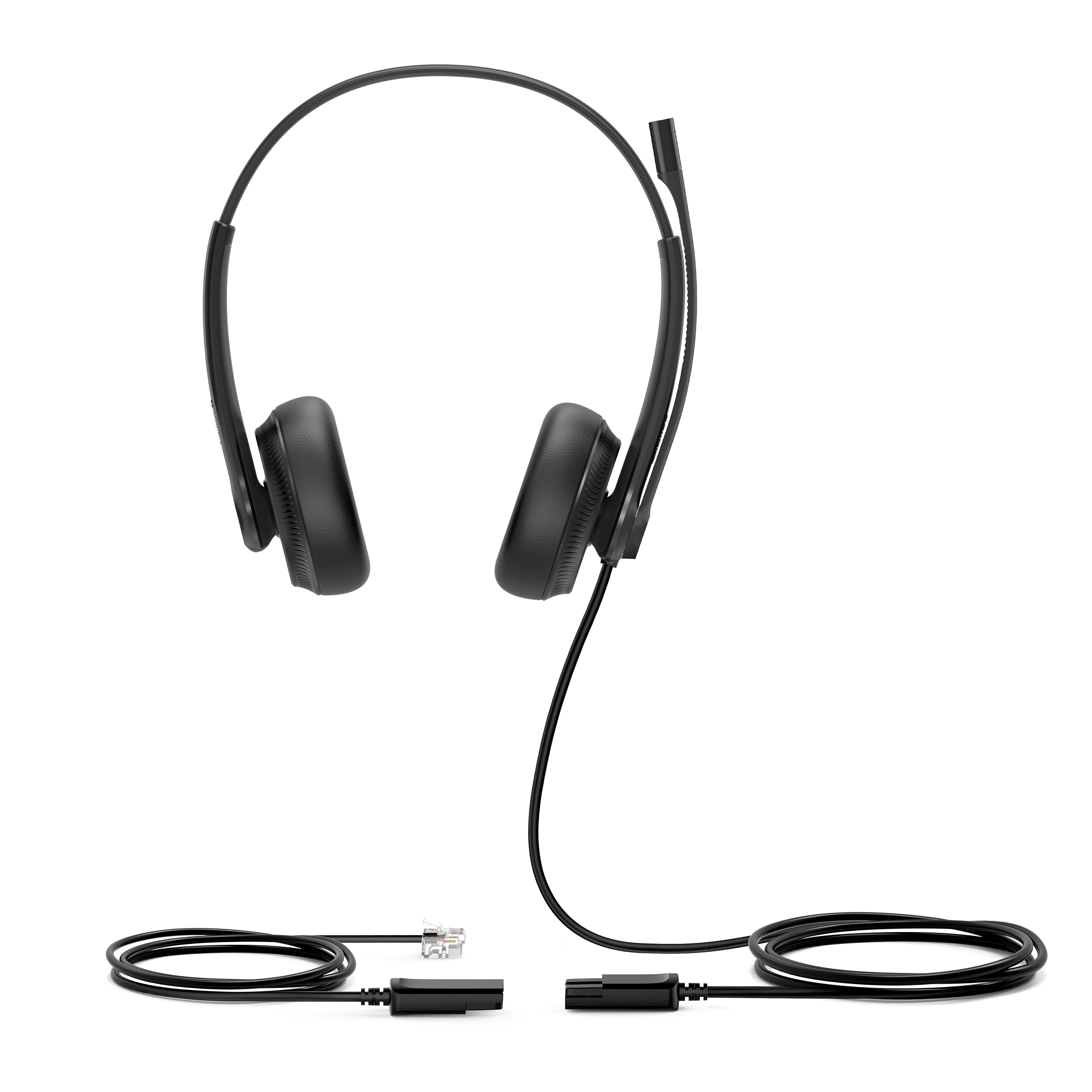 Yealink YHS34 Dual Headset kabelgebunden QD zu RJ10