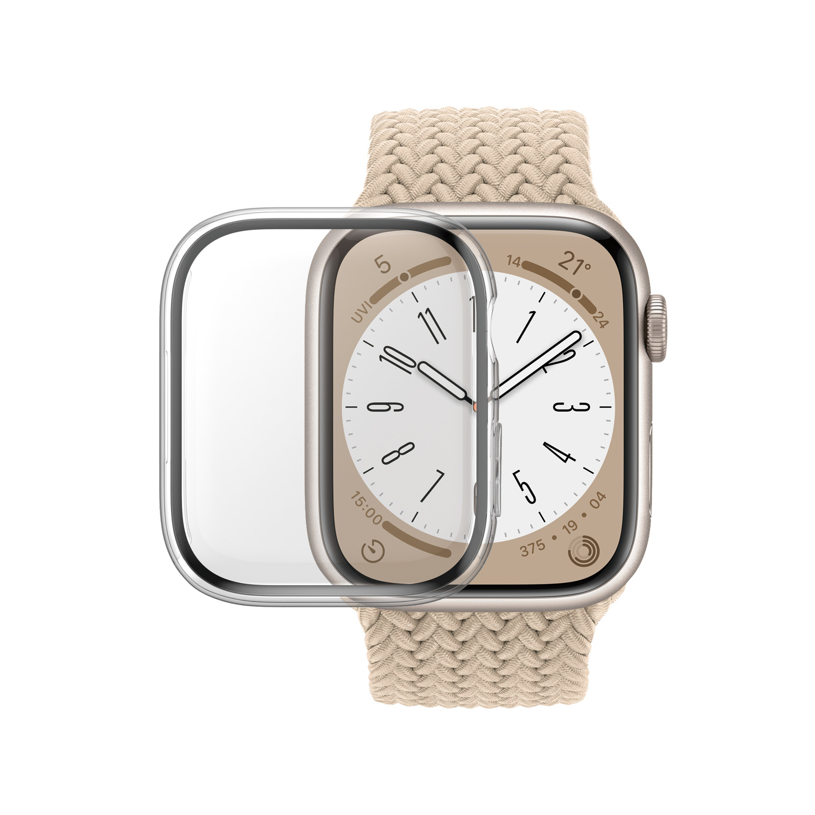 PanzerGlass Apple Watch Series 7, 45mm, Clear