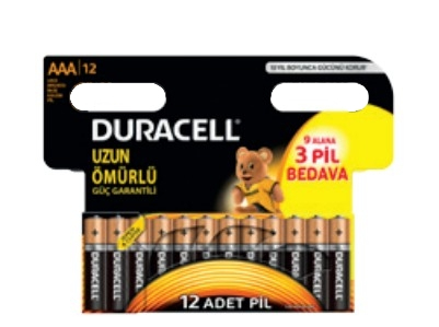 *Duracell Basic AAA/LR3 BL12