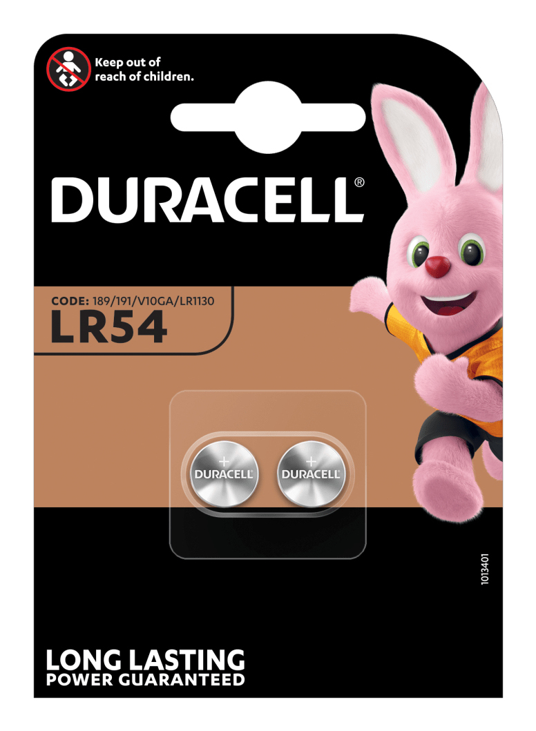 Duracell Knapcellebatterier LR54
