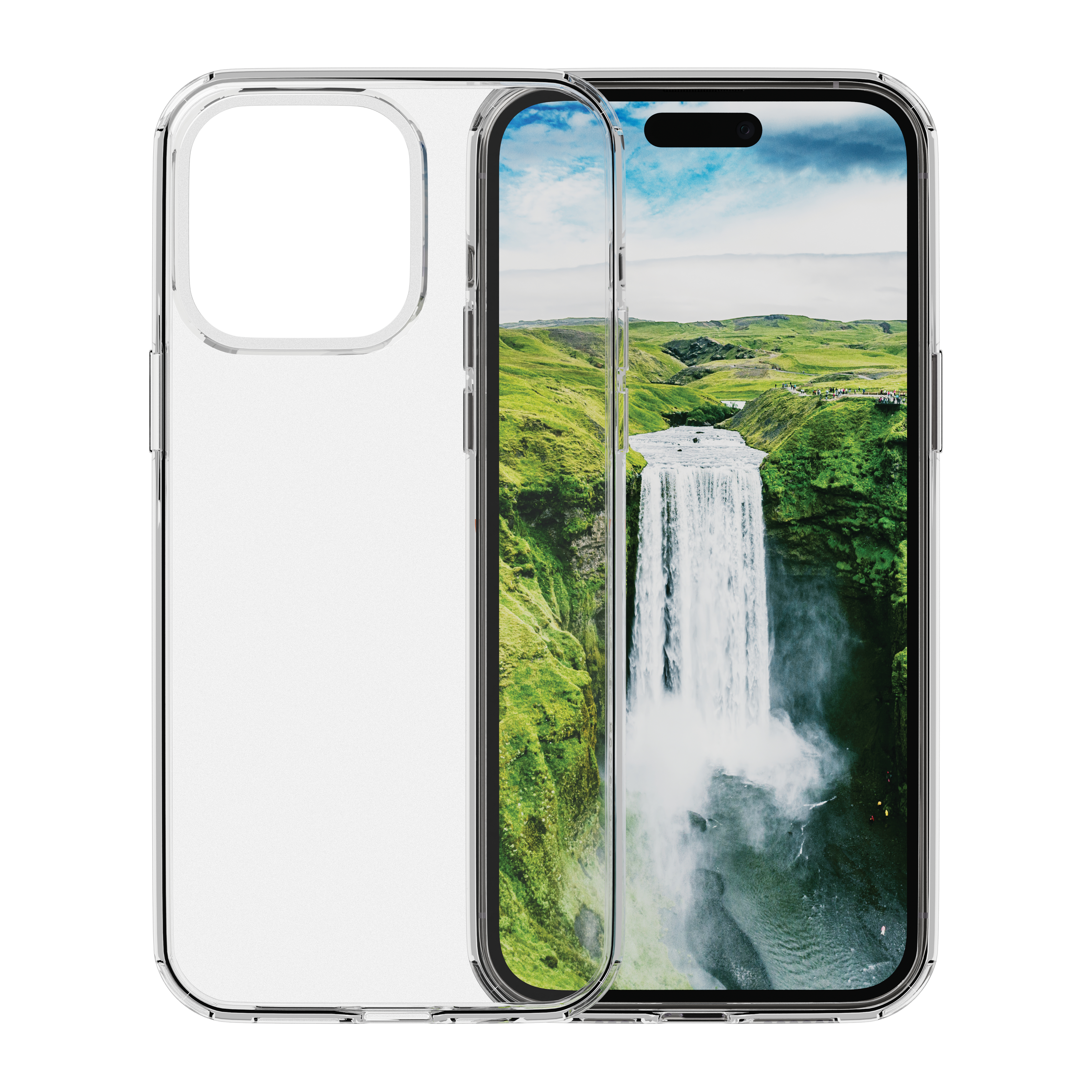 dbramante1928 Iceland Ultra - Hintere Abdeckung fr Mobiltelefon - D3O, Kunststoff - klar - fr Apple iPhone 15 Pro