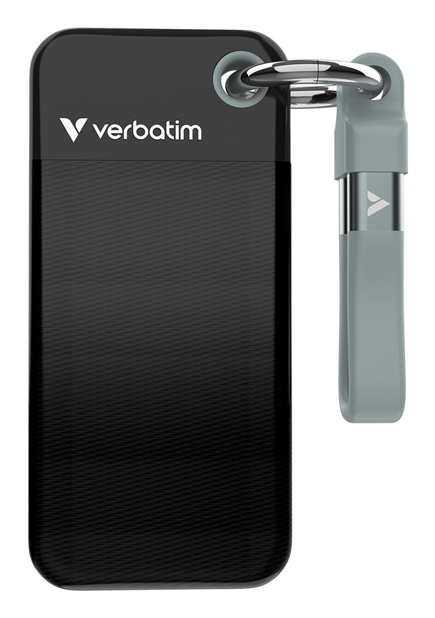 256GB VERBATIM POCKET SSD Black/Grey