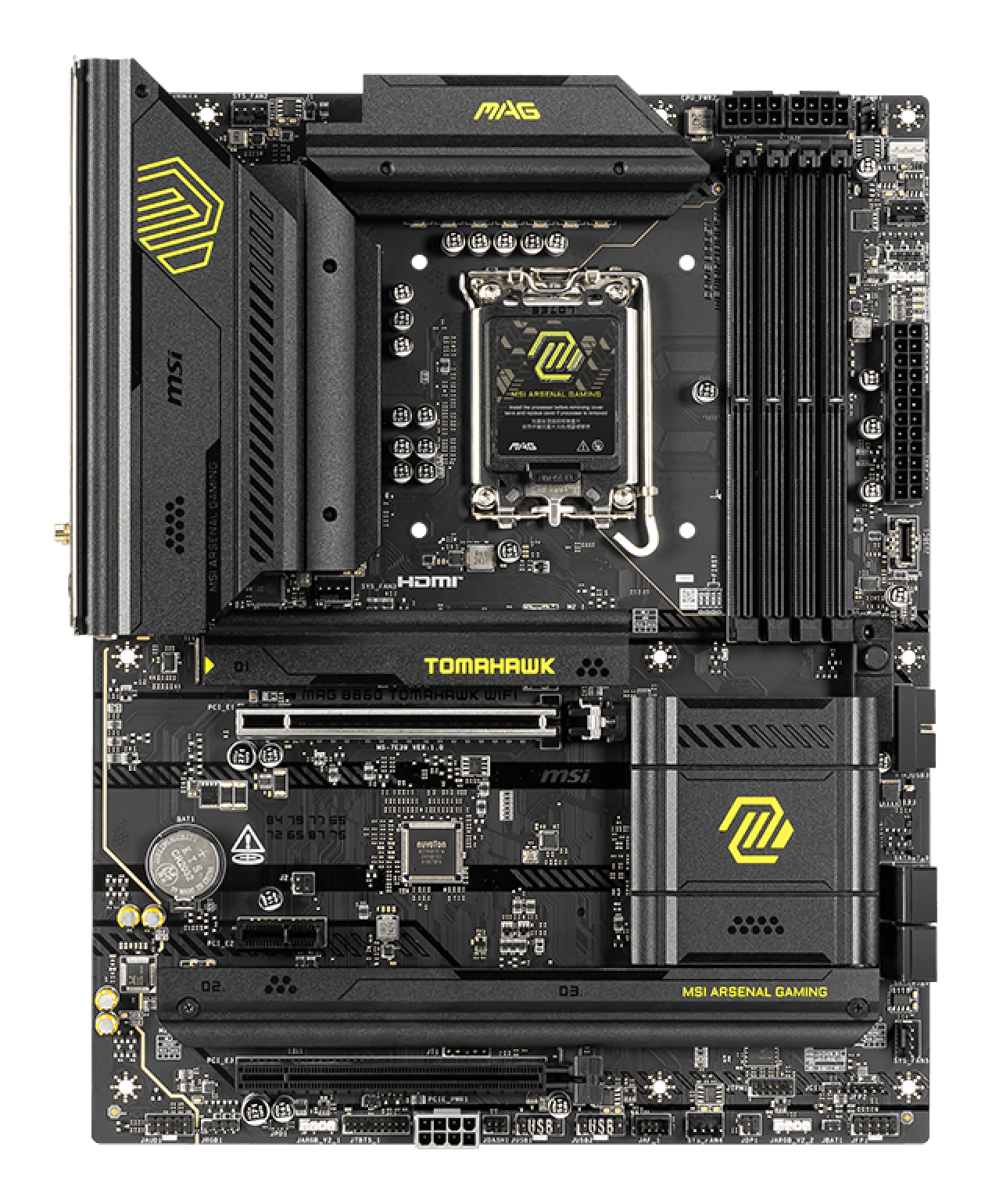 MSI MAG B860 TOMAHAWK WIFI ATX LGA1851 sokkel Intel B860