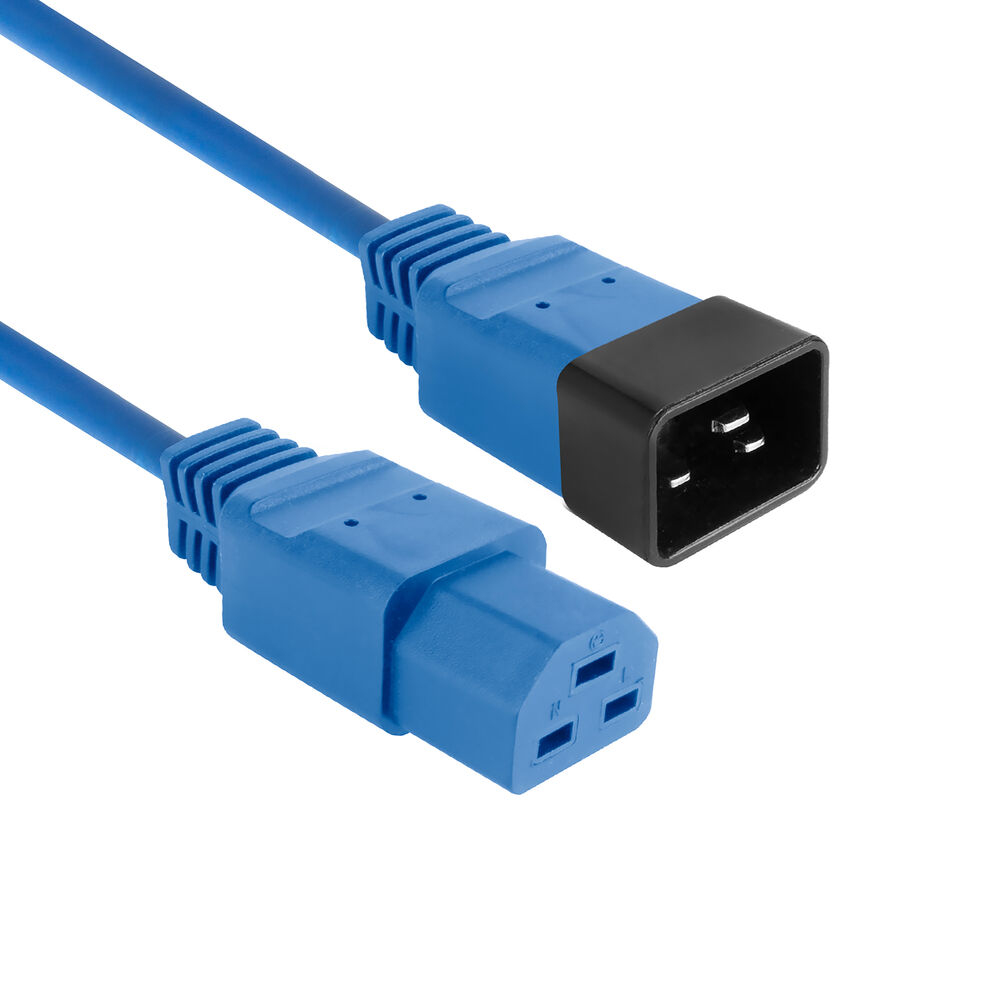Powercord C20 - C21 IEC60320 blue 1.5 m