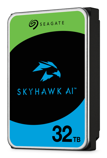 32TB SEAGATE Video Optimized Skyhawk AI 6Gb/s 512MB cache 8,9cm 3,5Zoll CMR Helium