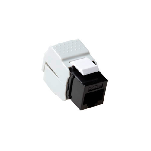 Keystone Jack CAT5E unshielded toolless white