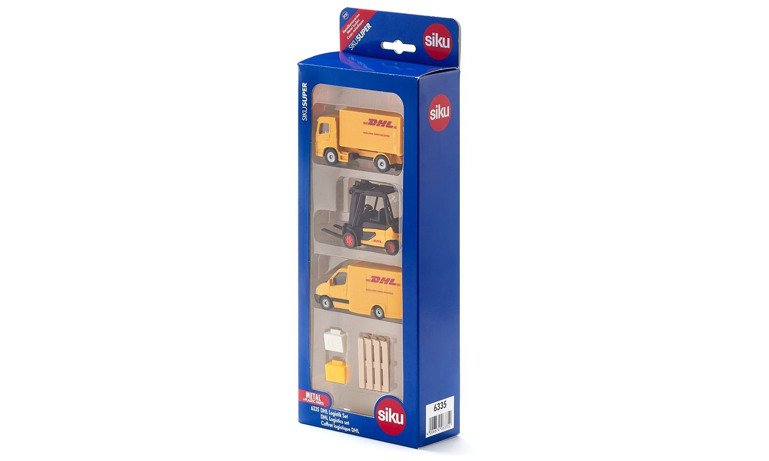 SIKU SUPER DHL logistics set, model ve