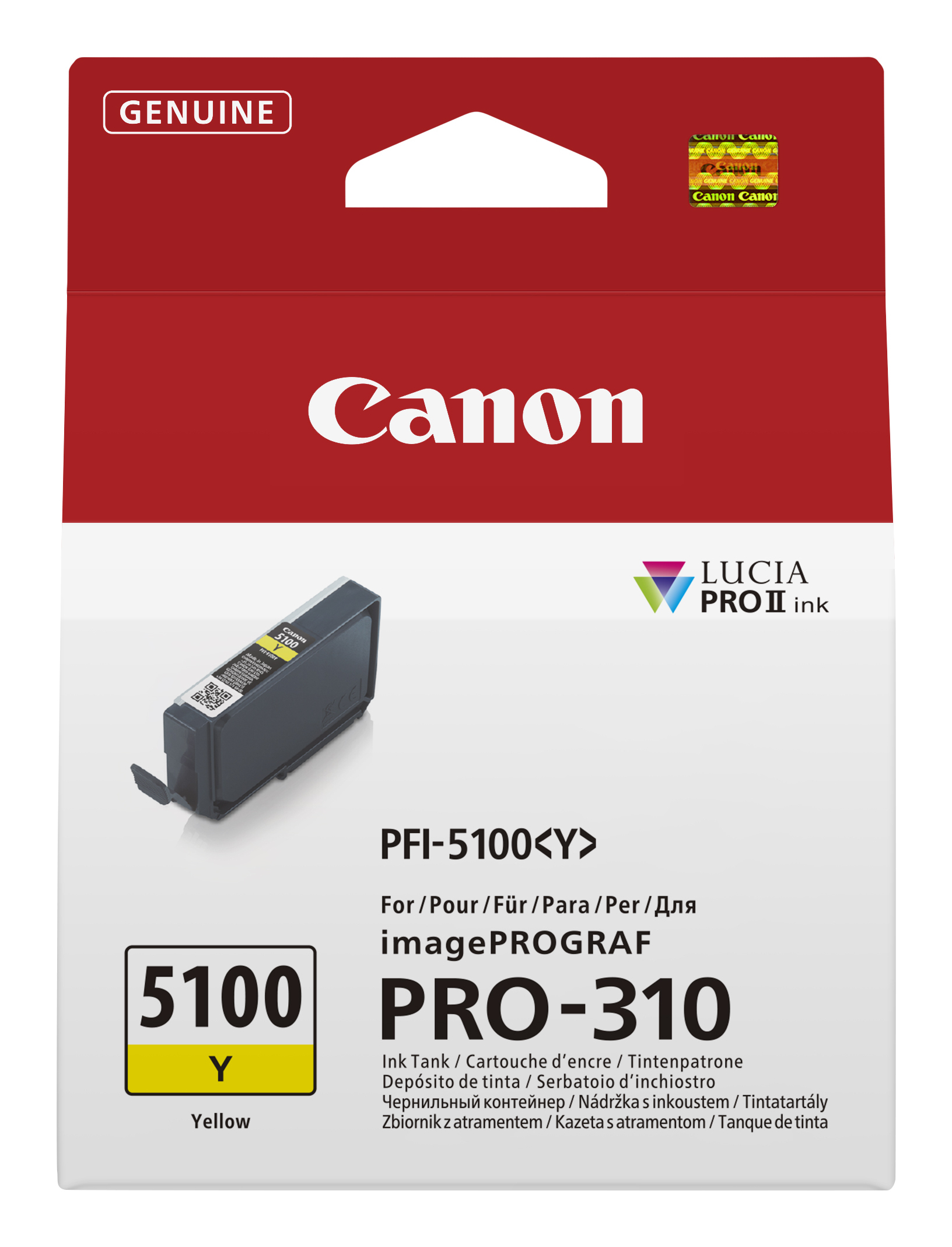 Canon PFI-5100 Y - gul - original - bl