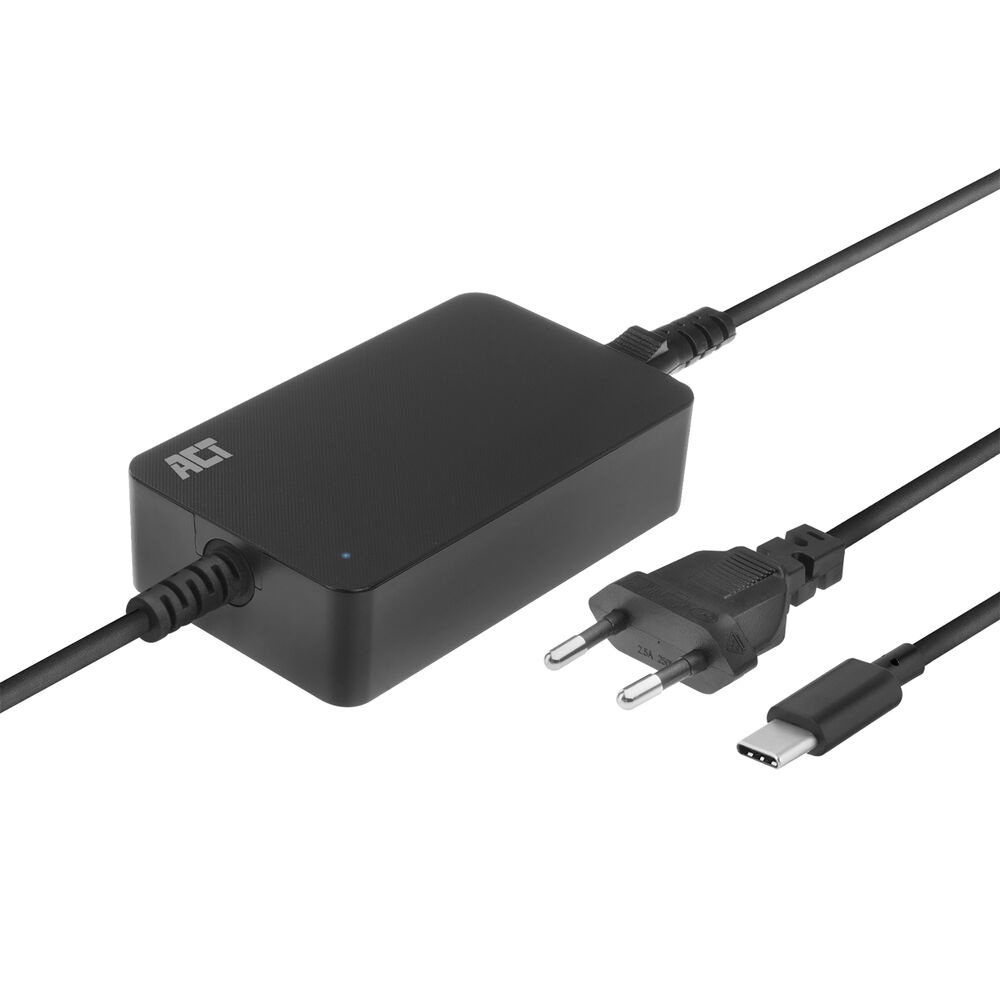 USB-C laptop charger with Power Delivery profiles 65W