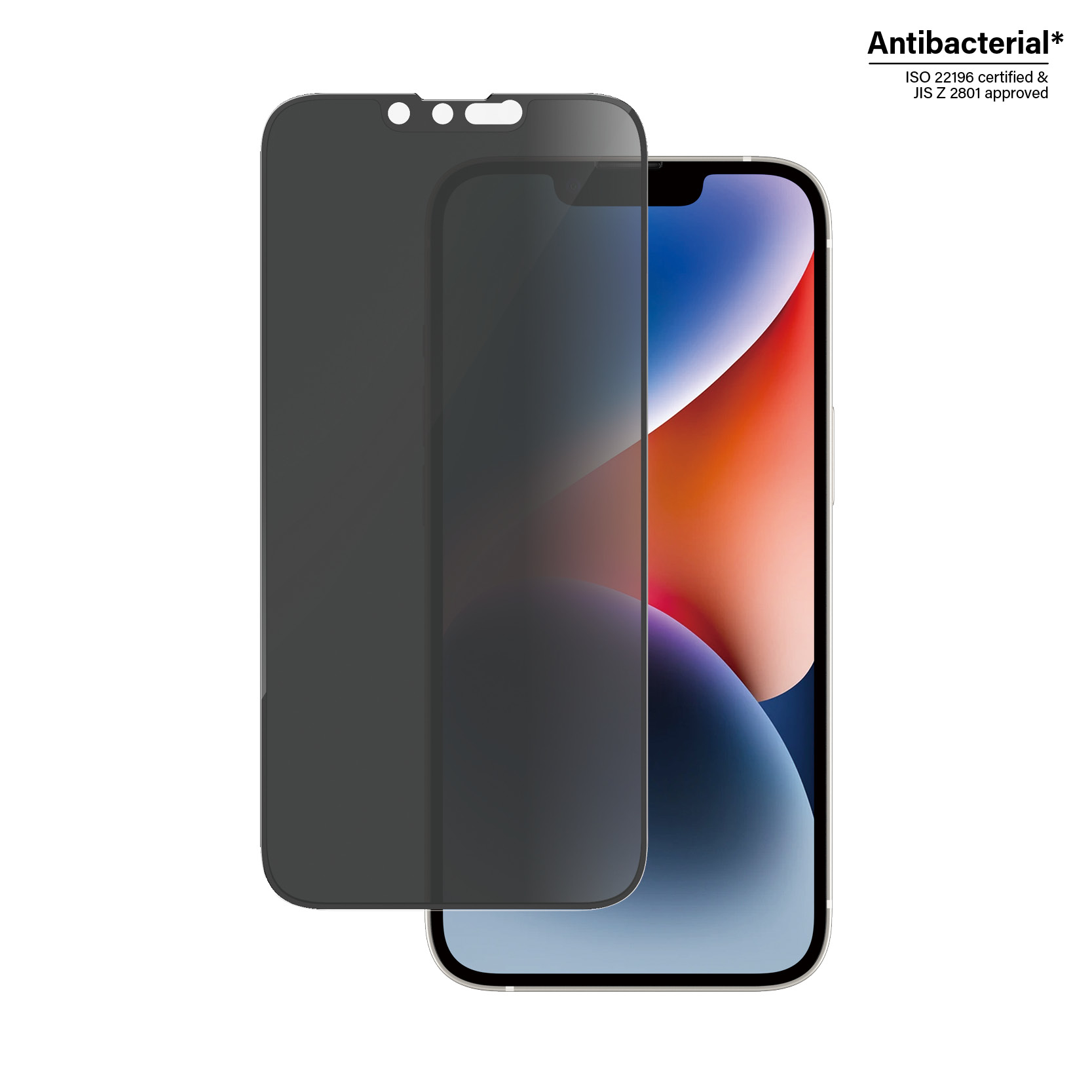 PanzerGlass Skærmbeskytter Sort Transparent Apple iPhone 13, 13 Pro, 14