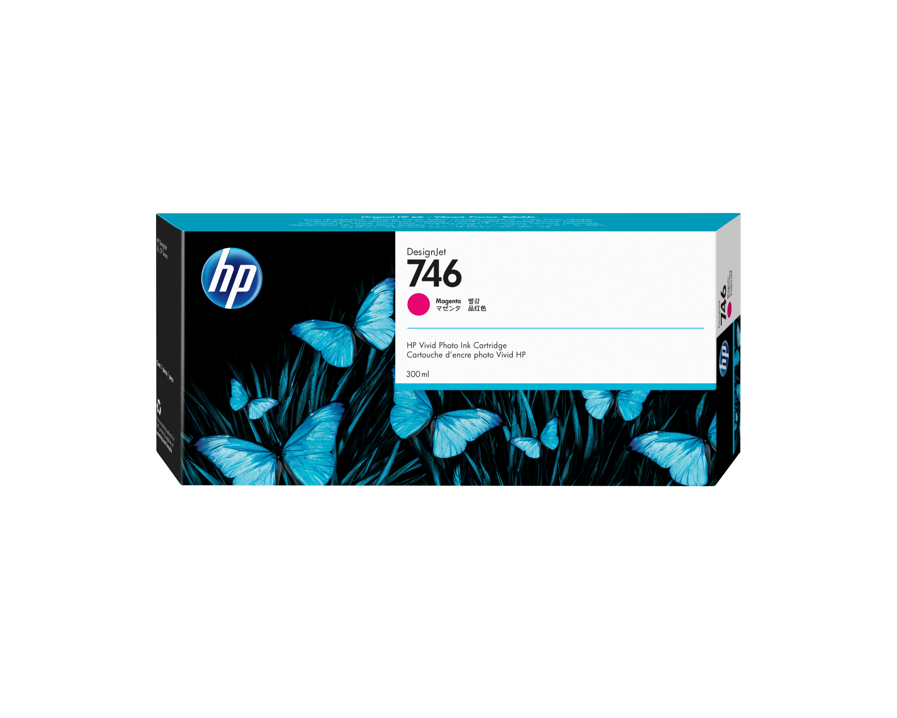 HP 746 Magenta Blæk P2V78A