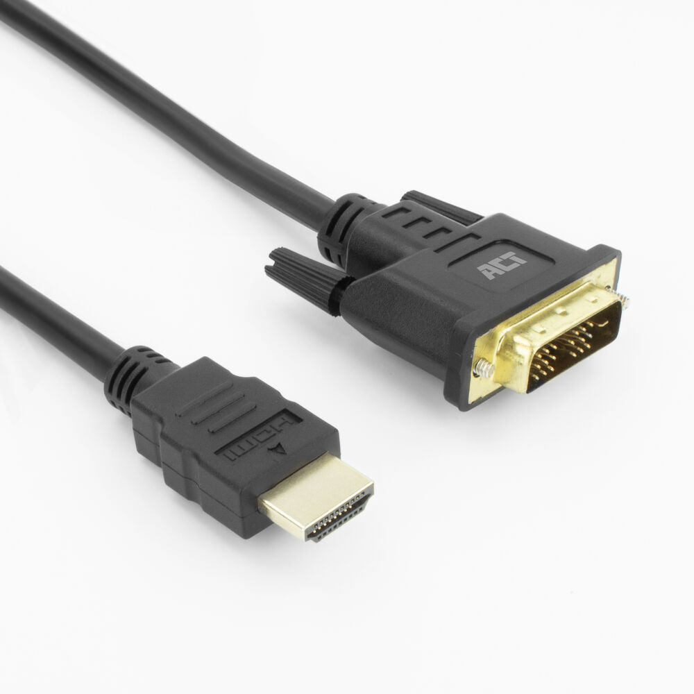 HDMI-A male to DVI-D male adapter cable, 3 meters