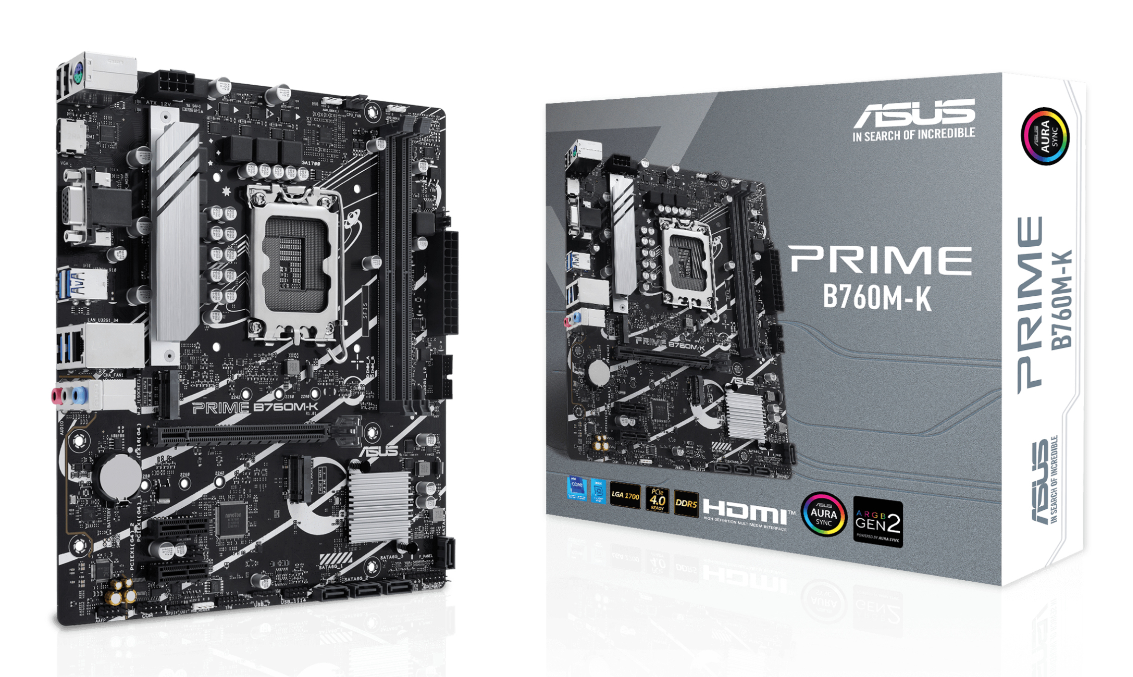 ASUS PRIME B760M-K - bundkort - micro-