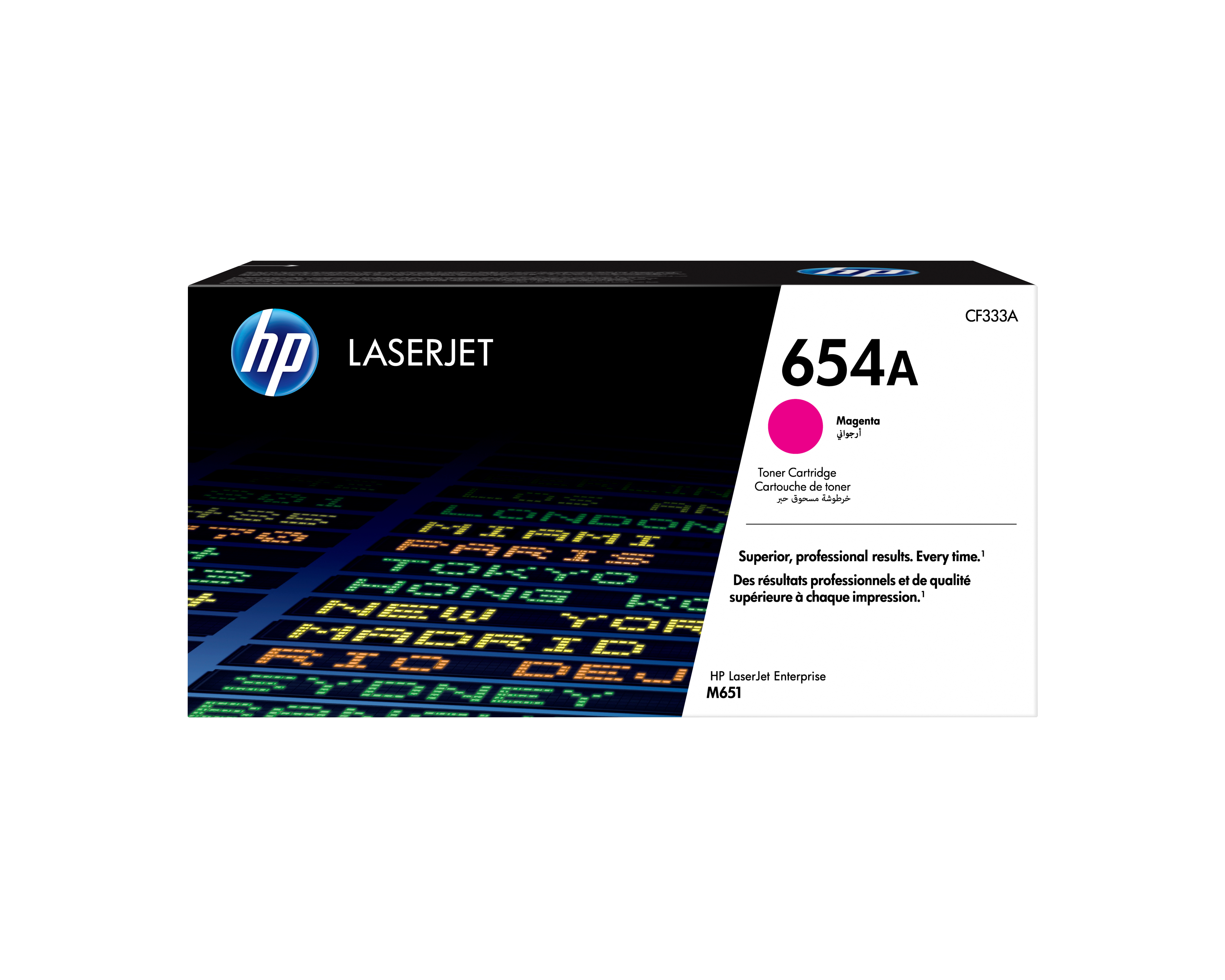 HP 654A - magenta - original - LaserJe