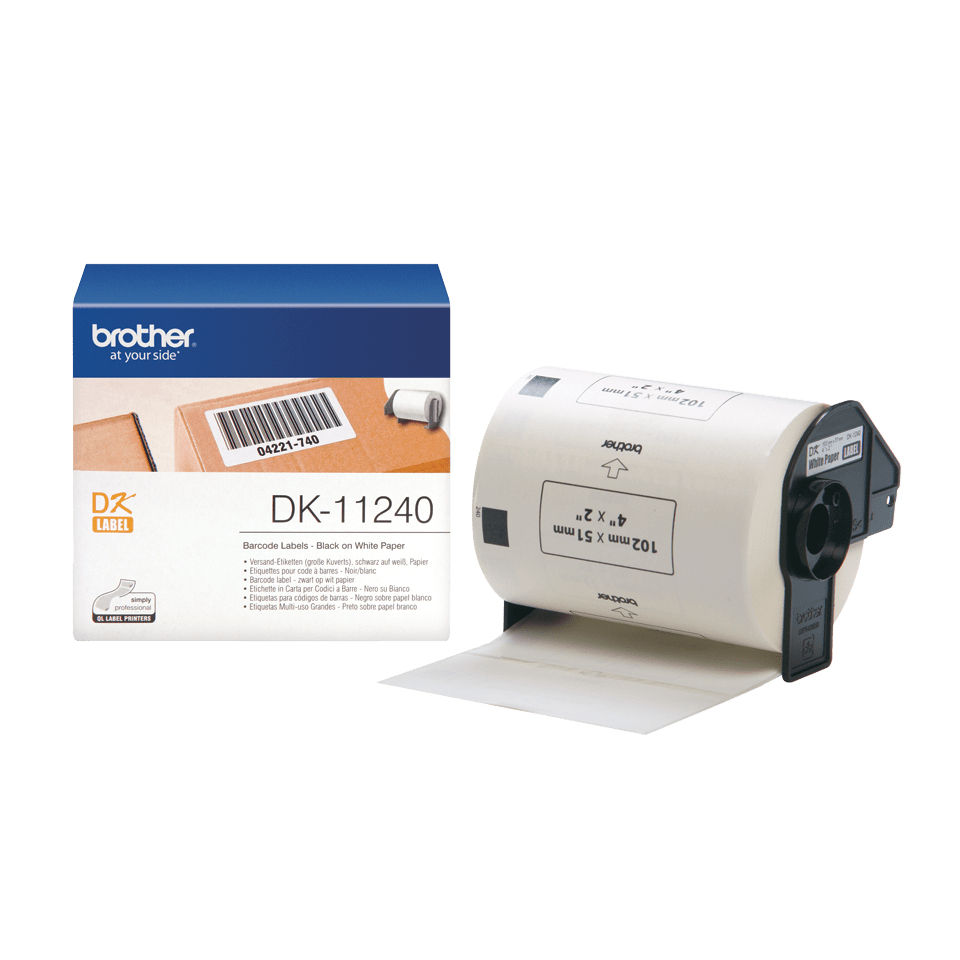 BROTHER P-Touch DK-11240 big logistic transport label 102x51mm 600 labels