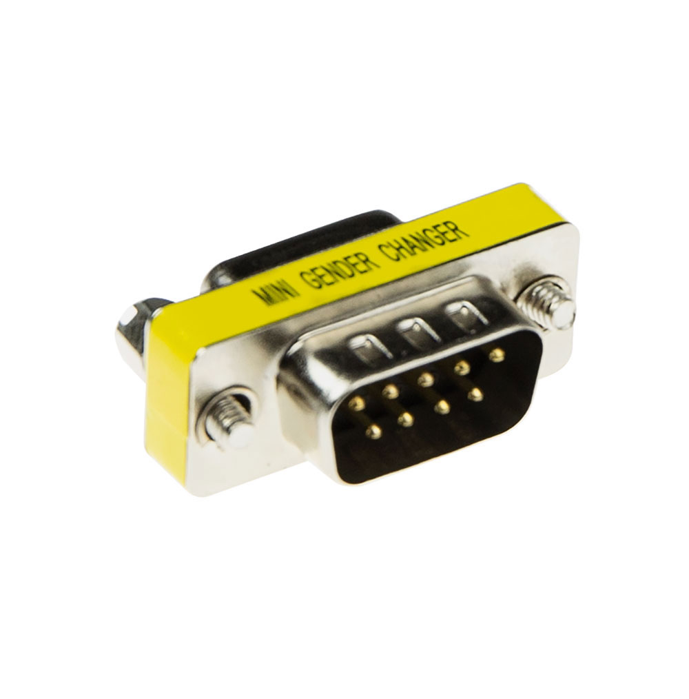 D-sub Adapter 9 pole Male to 9 pole Female