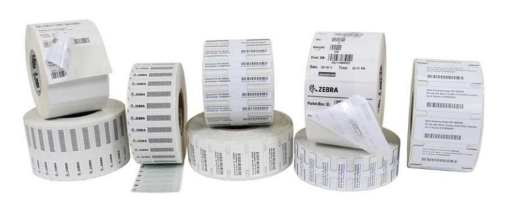 Zebra 10026769, Weiß, Rolle, Polyester, Wärmeübertragung, 10 cm, 4 cm