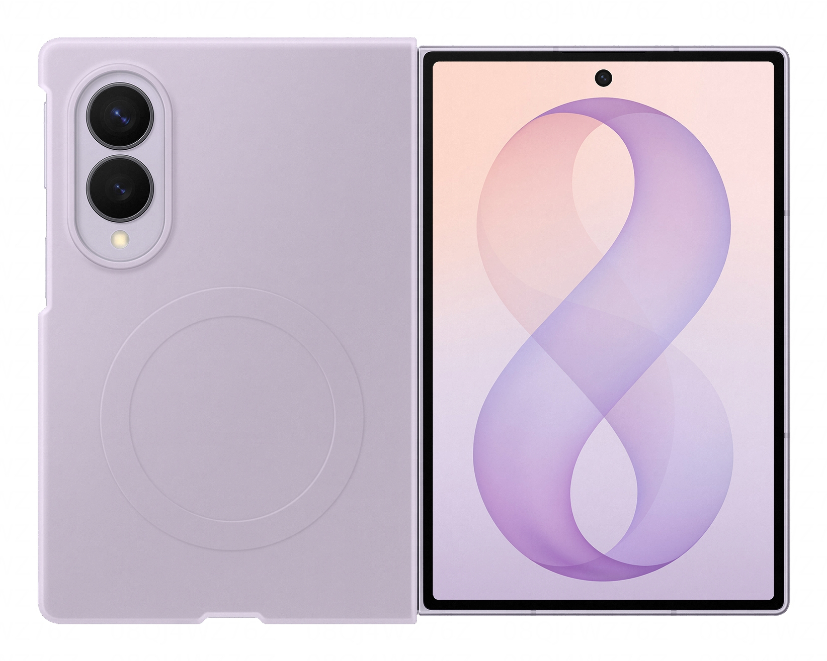 Samsung Silicone Magnet Case fr Galaxy Fold8, violet