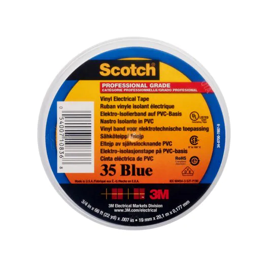 3M 7100238733, 1 Stück(e), Blau, PVC, 600 V, Sichtverpackung, 20 m