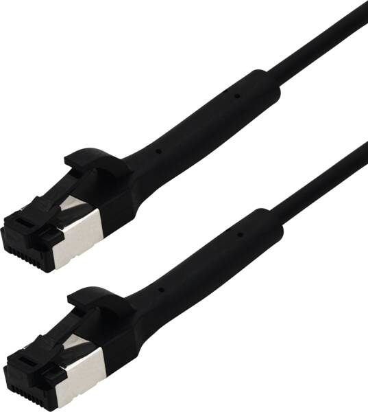 Western 8/8-Stecker (RJ45) - Western 8/8-Stecker (RJ45), für 25 GBASE / 40 GBASE Anwendungen, Bandbreite bis zu 2 GHz, 30 AWG, Cu, 1,0 m