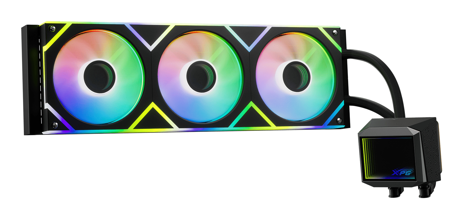 XPG LEVANTE II 360 kølesystem 1-pack Sort 3 x 120 mm