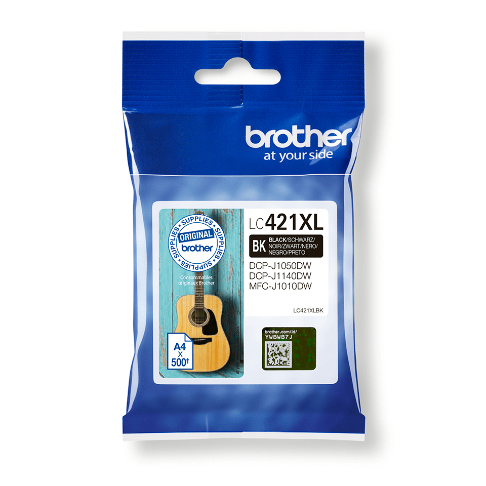 Brother LC421XLBK - Højtydende - sort