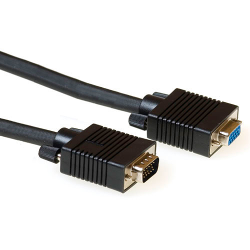 5 metre High Performance VGA extension cable male-female black