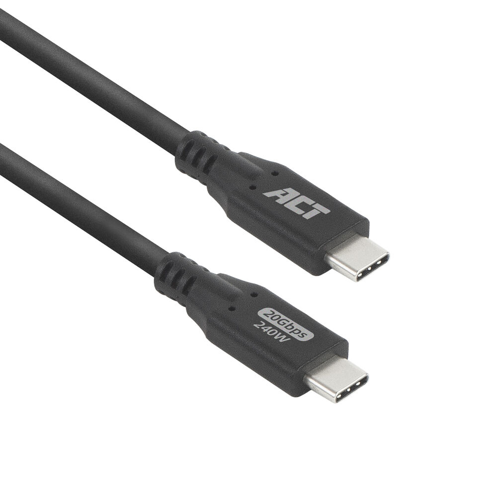 USB4® 20Gbps 240W USB Type-C® Cable, 1 meter