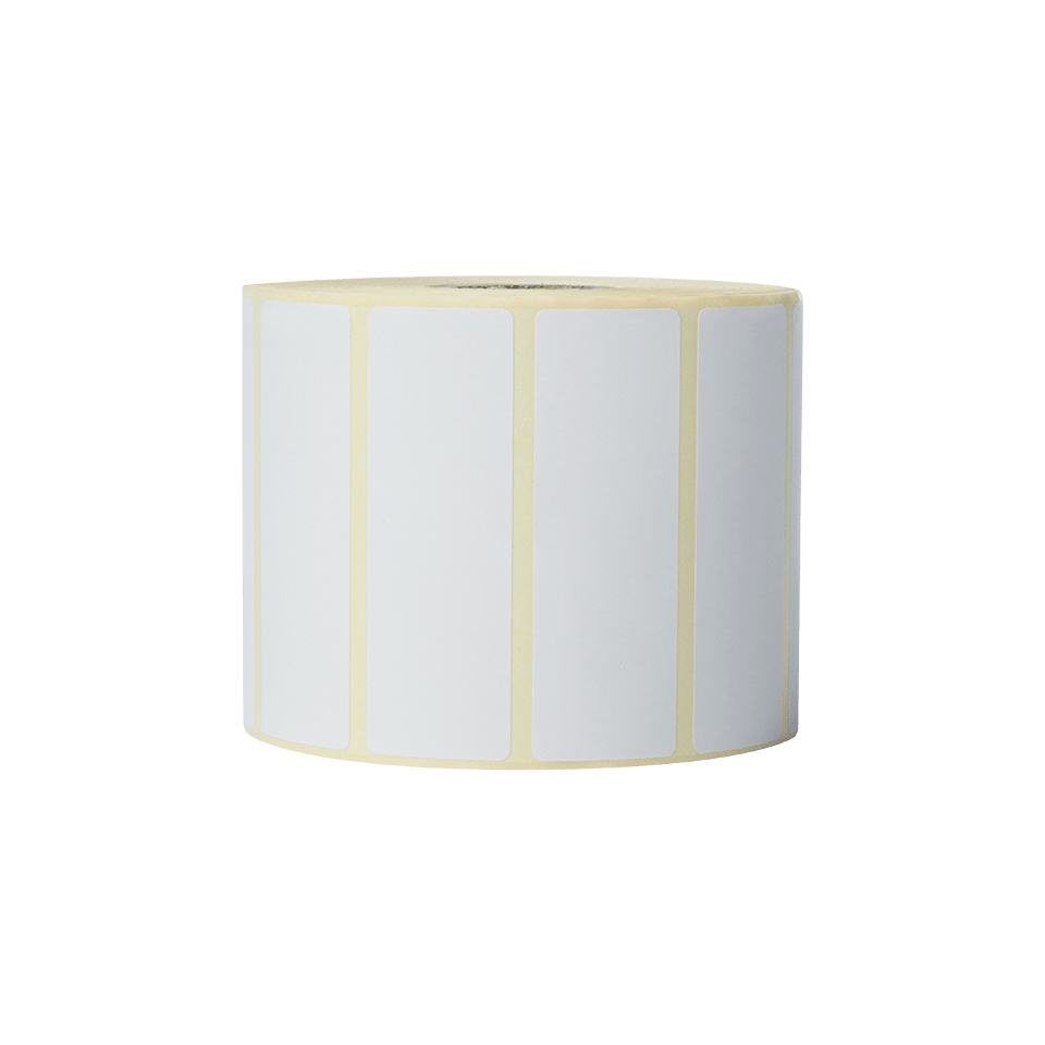 Einzeletikettenrolle Brother weiss 76x44mm 400St./Rolle 8er