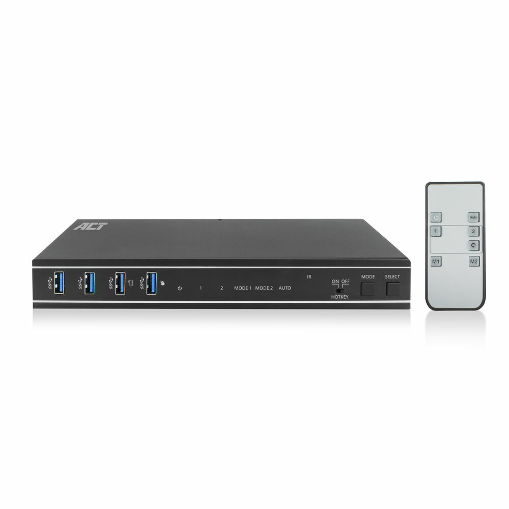 2-Port Dual HDMI 4K@60Hz KVM switch, USB 3.2 Gen1 (USB 3.0)