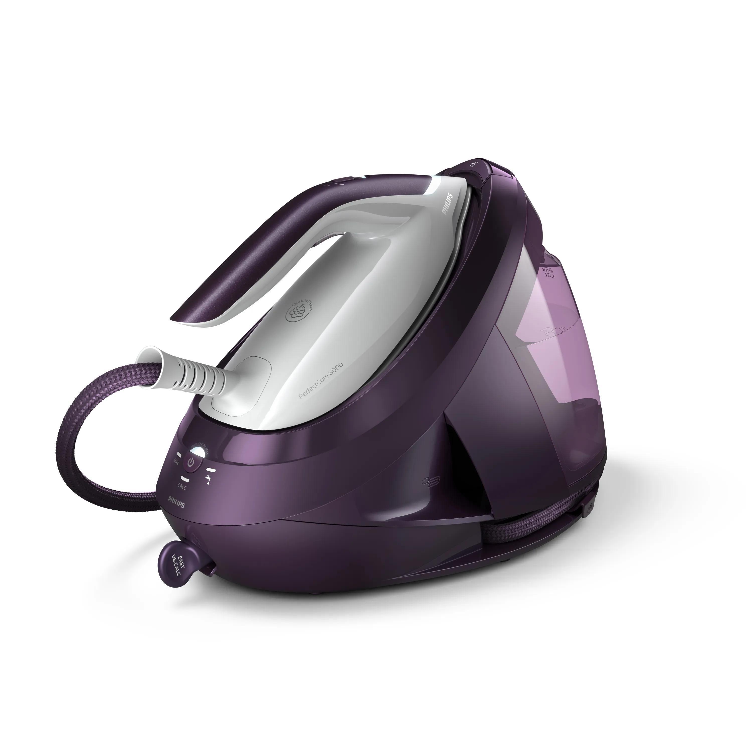 Philips PerfectCare 8000 Series PSG8050 Dampstrygejern 2700W Lilla Hvid