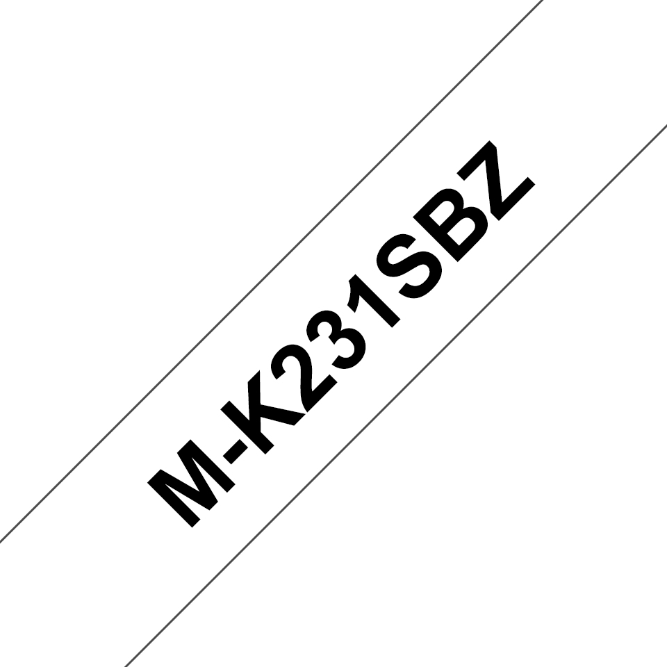 Brother M-K231BZ - mærkattape - 1 kass