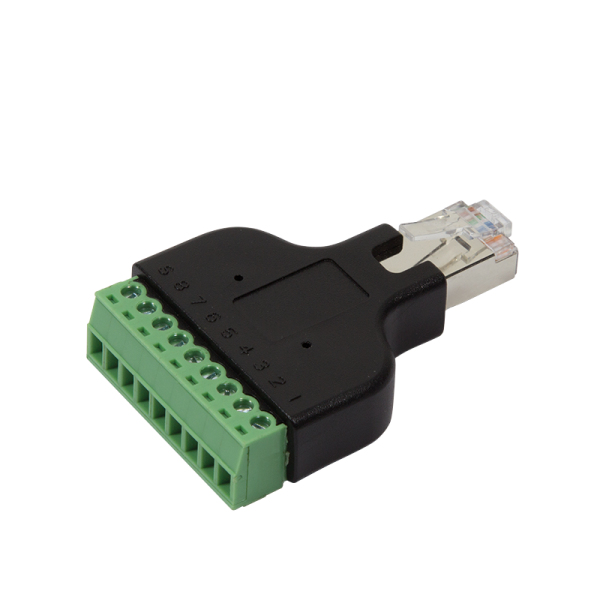 Logilink RJ45 Male to 8 Pin Screw Terminal Adapter