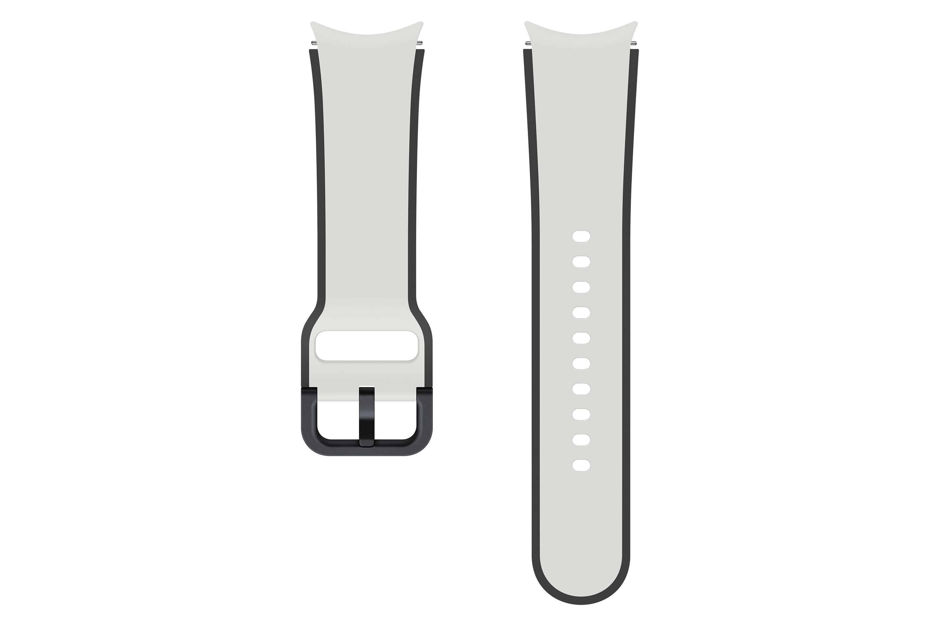 Samsung Two-tone Sport Band 20mm, S/M ET-STR90 Sand Gray for Galaxy Watch4 or later - ET-STR90SJEGEU
