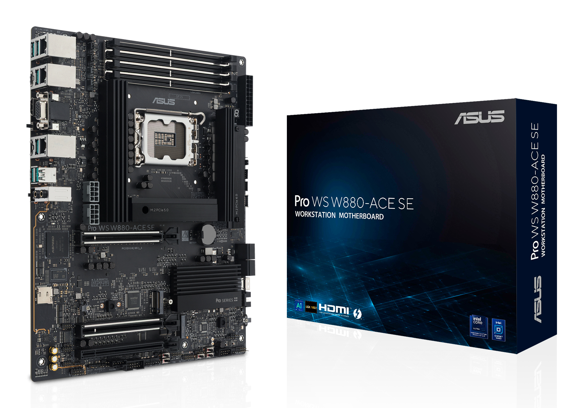 ASUS PRO WS W880-ACE SE LGA1851 WS MB 4xDDR5