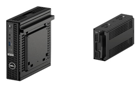 DELL System mounting bracket with adapter bracket on-the-monitor mountable