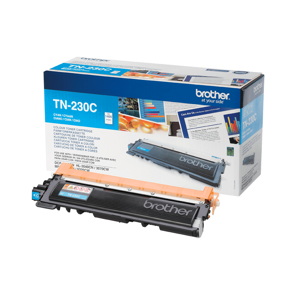 Brother Toner TN-230C | 1400Sider | Cyan