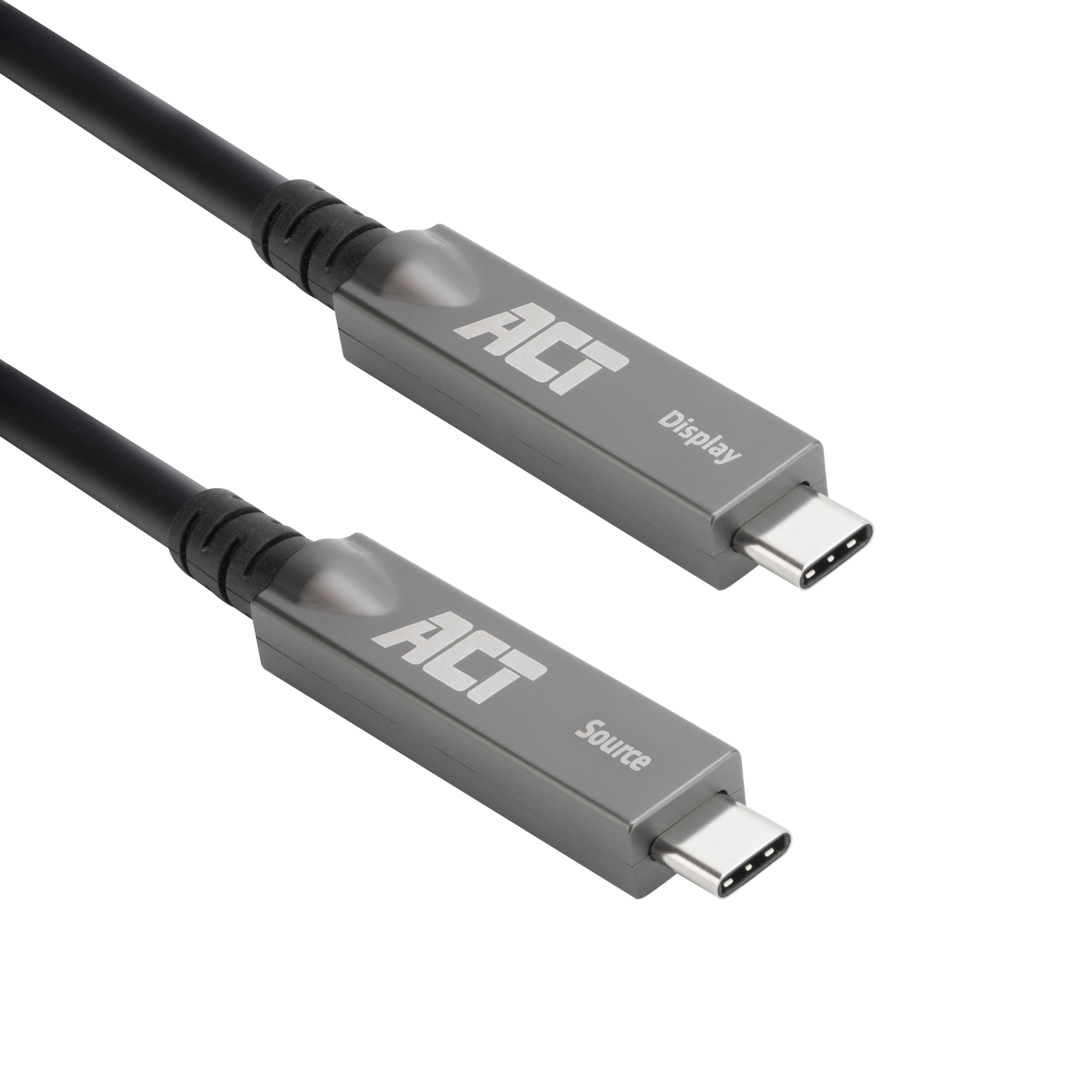 USB-C 3.2 Gen2 Active Optical Cable (AOC), for touch panels, video, data, power, 3m