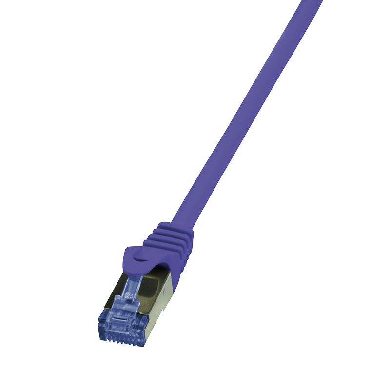 Logilink Patch Cable Cat.6A S/FTP violet 5,00m, PrimeLine