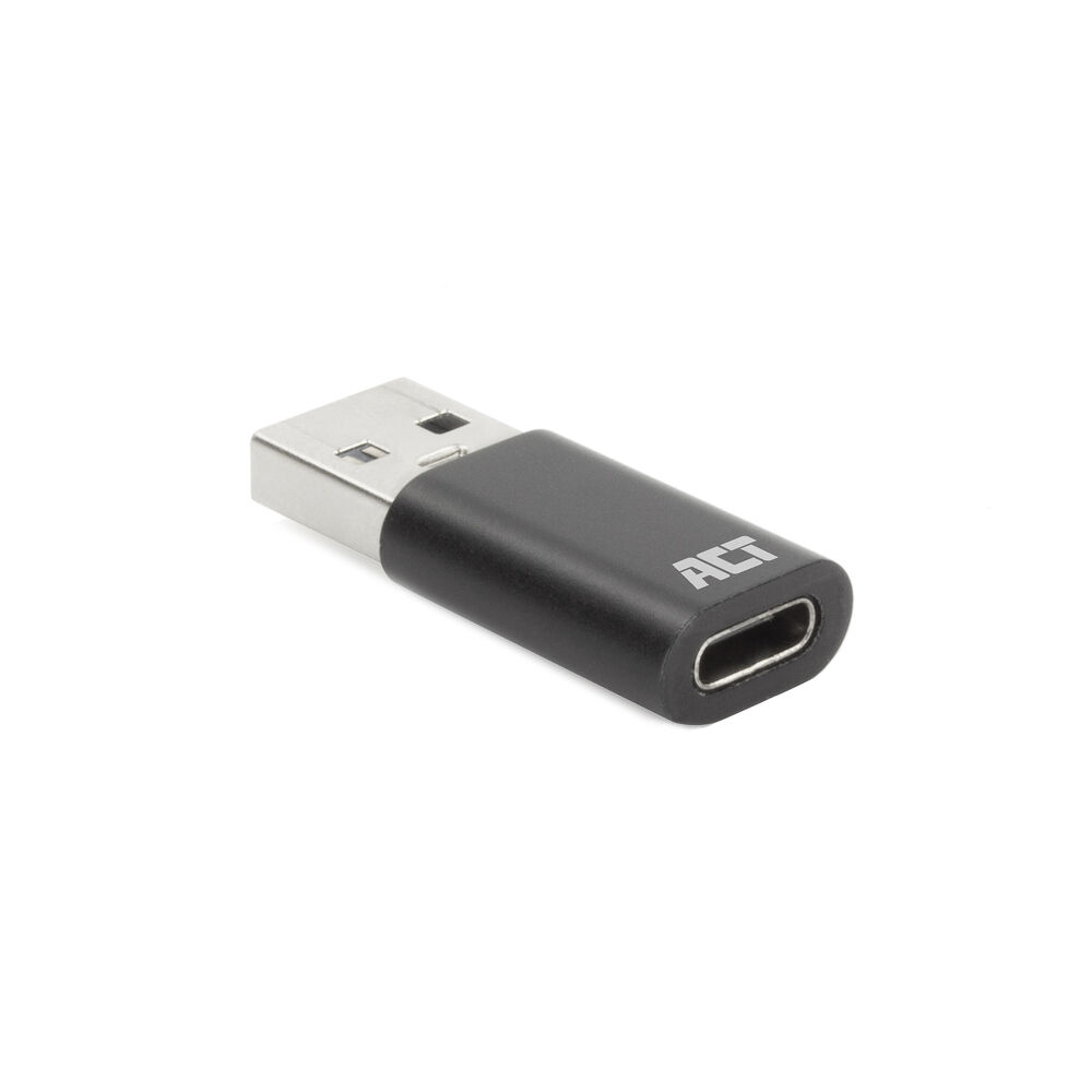 USB-A male to USB-C female adapter