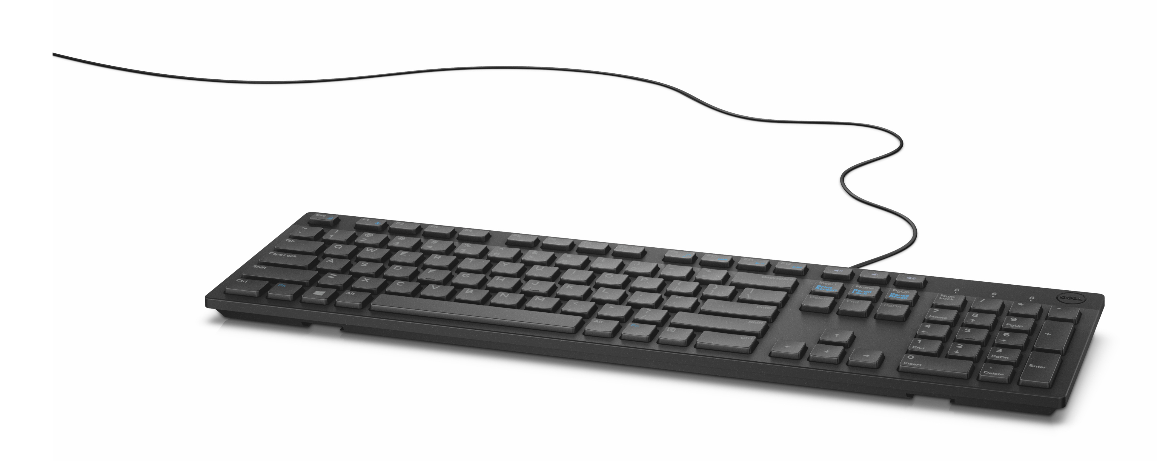 Dell Multimedia Keyboard-KB216 - UK QWERTY - Black RTL BOX